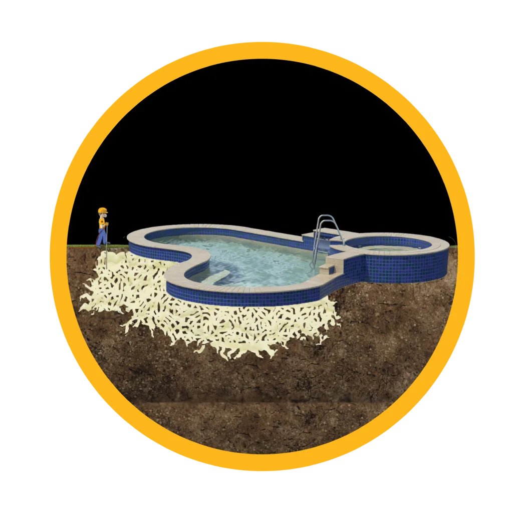 poly foam pool