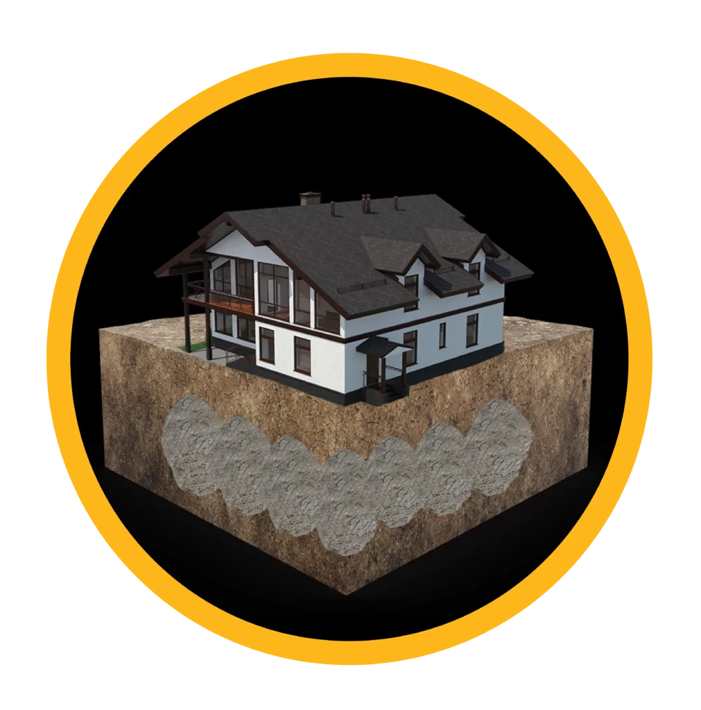 compaction grout house