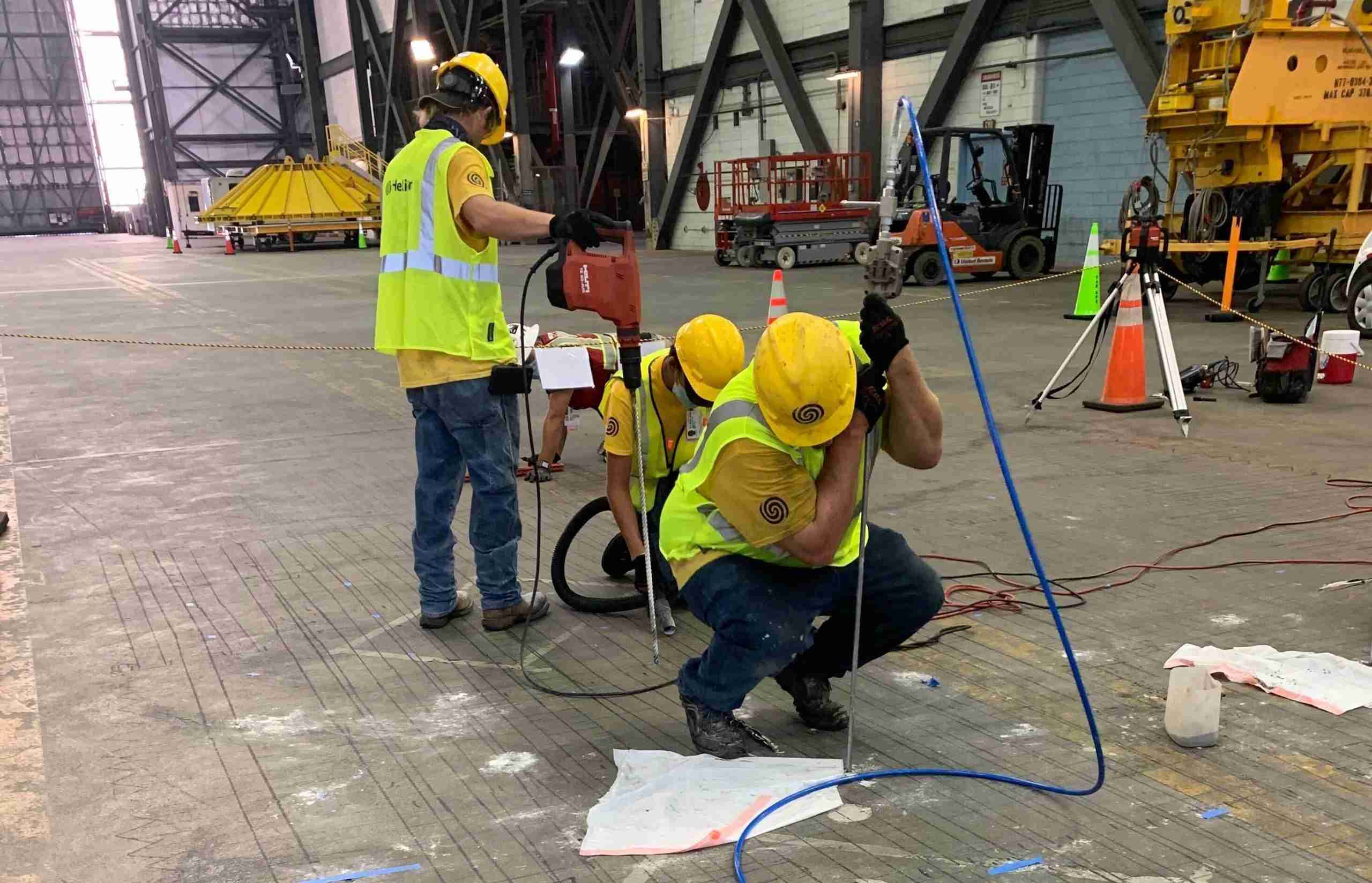 pre-construction helical piers