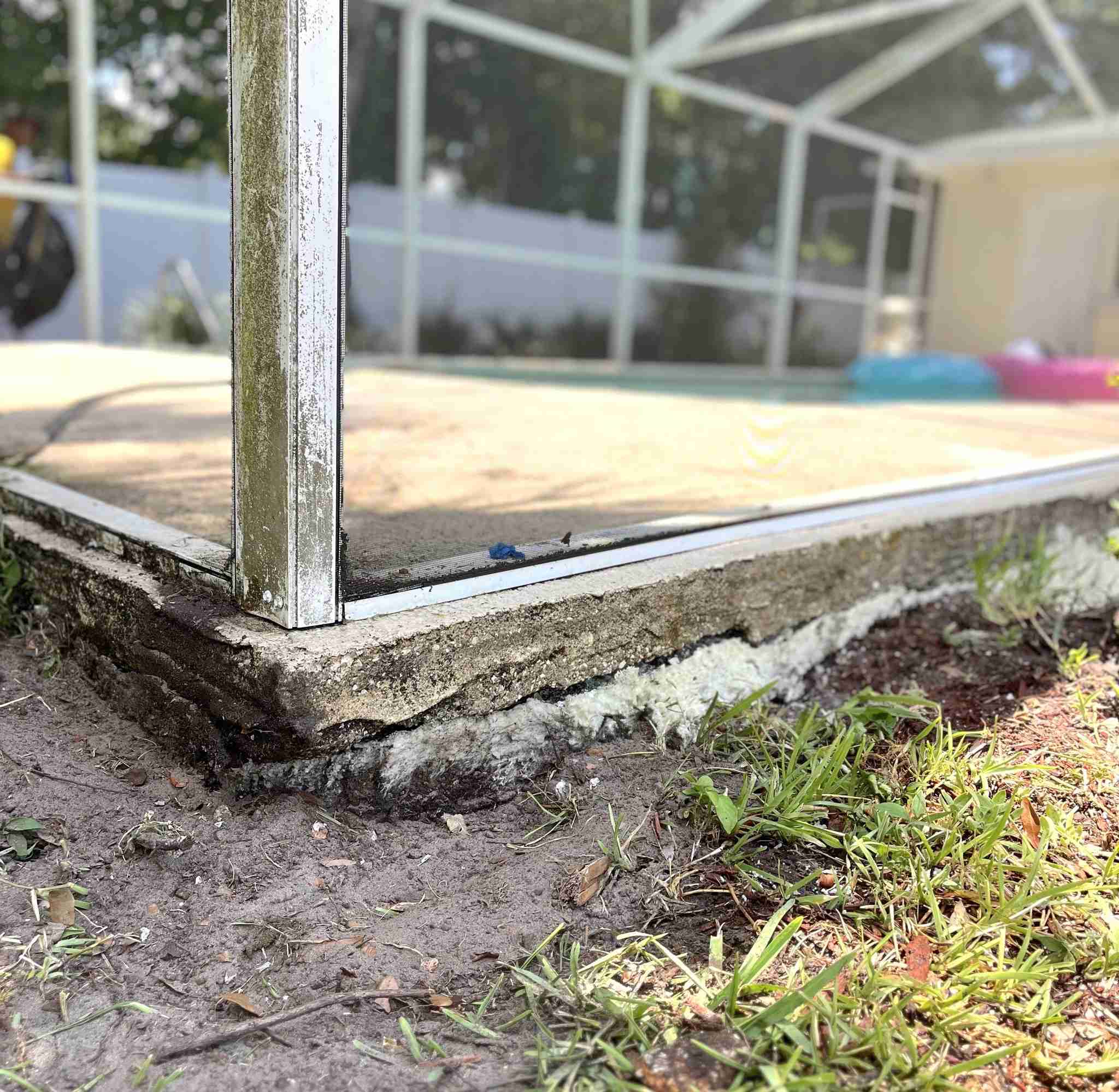 Void Filled Under Pool Deck