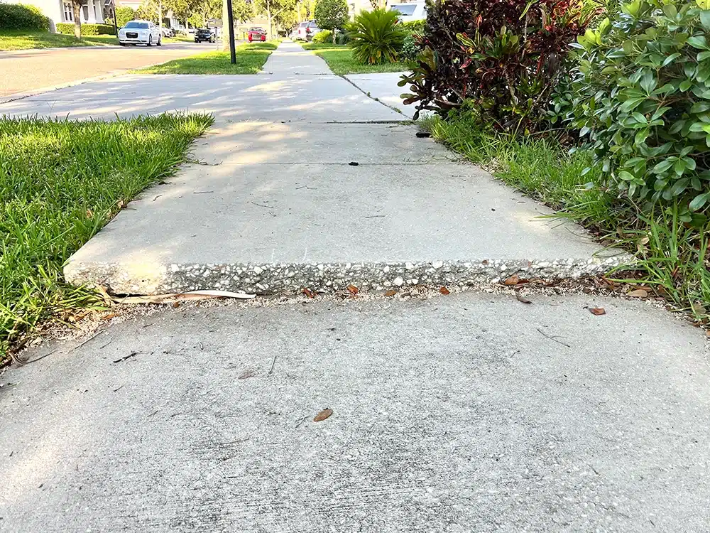 Concrete Lifting - Settling Sidewalks soil stabilization for foundation repairs