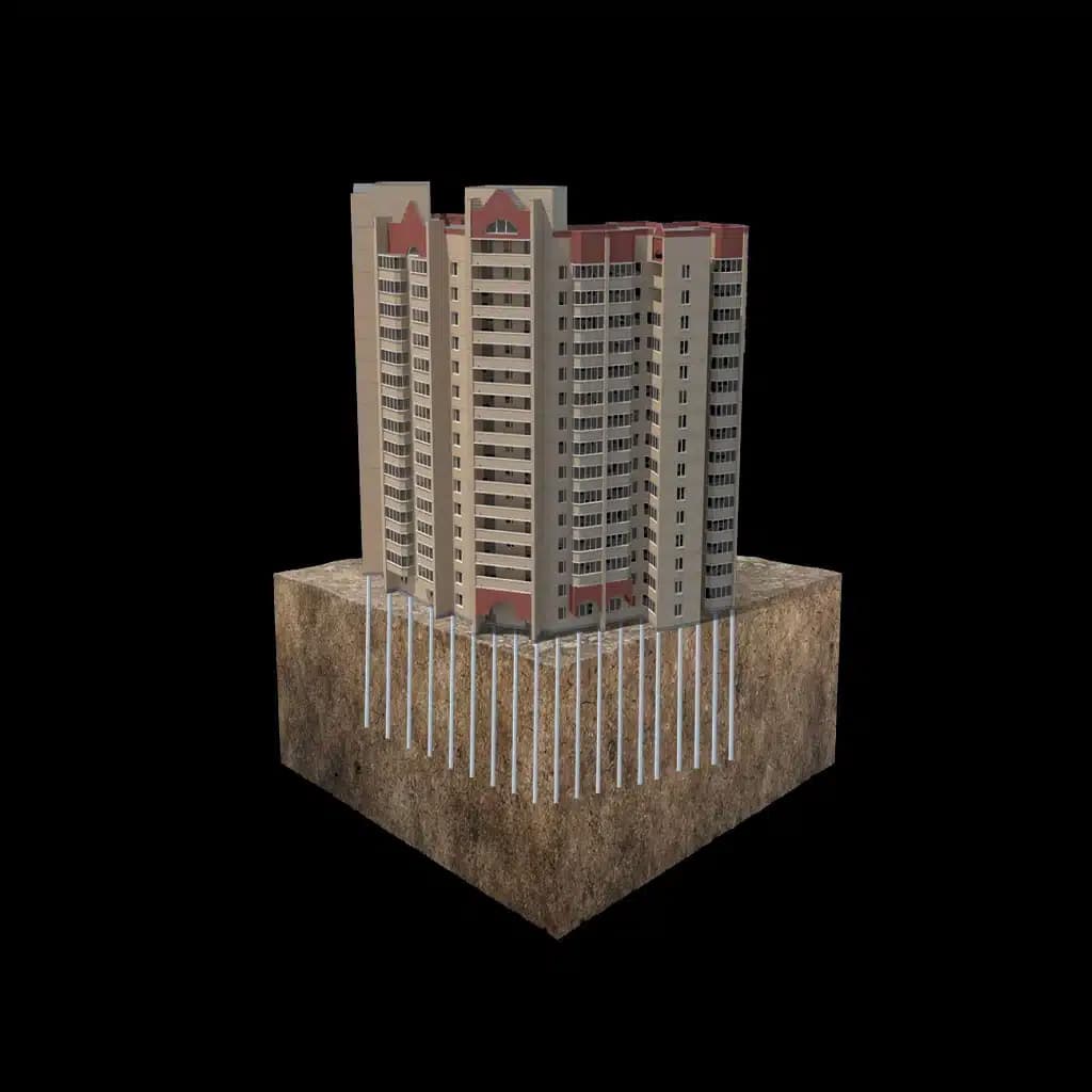 apartment buildings