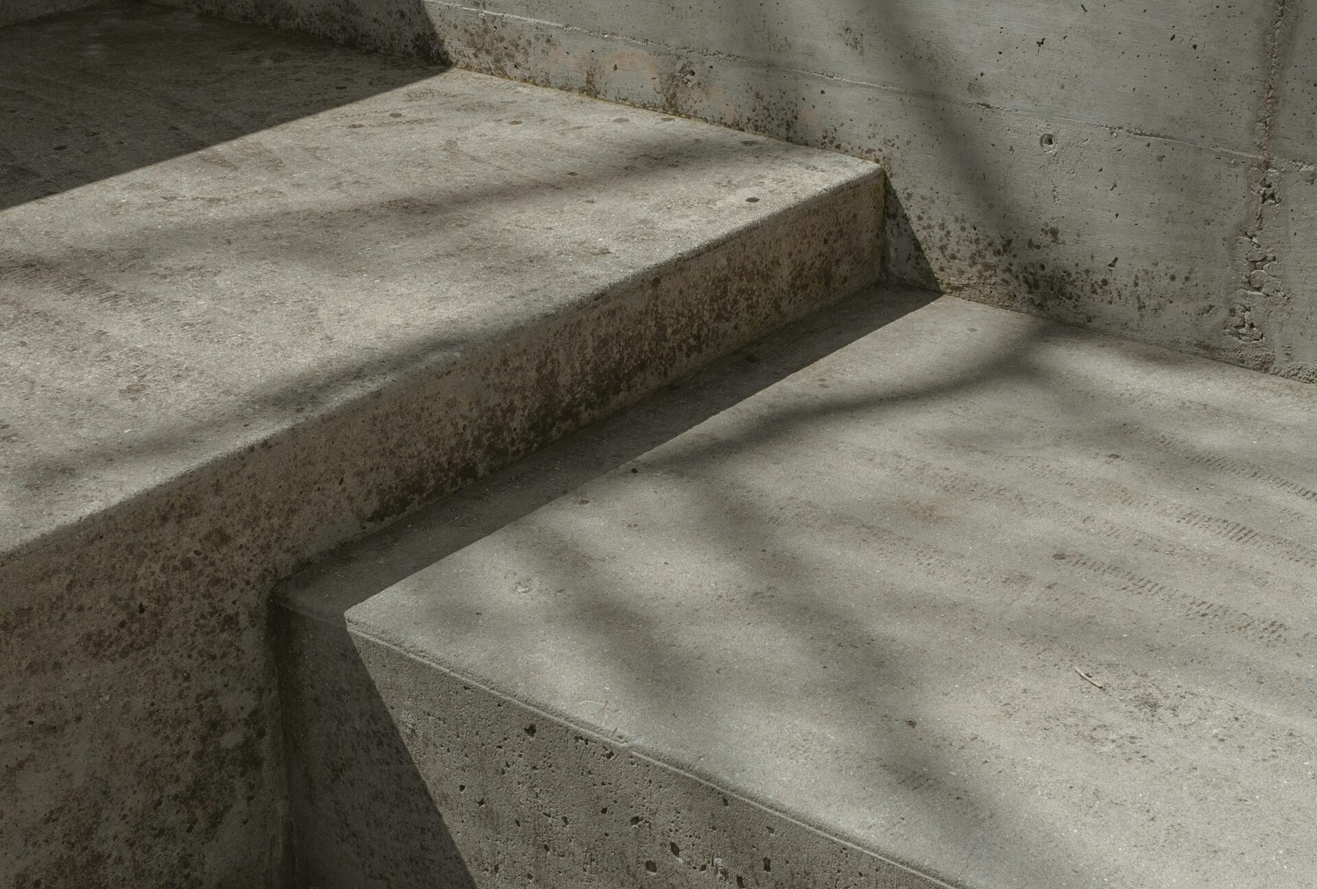 A photo of a concrete bench