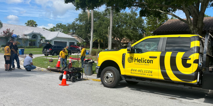 Injecting permeation grout into stormwater infrastructure