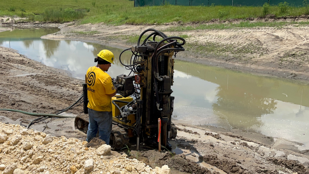 commercial installingcasingpiers