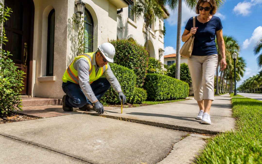 Concrete Trip Hazards: Fix Uneven Florida Walkways Before Someone Falls
