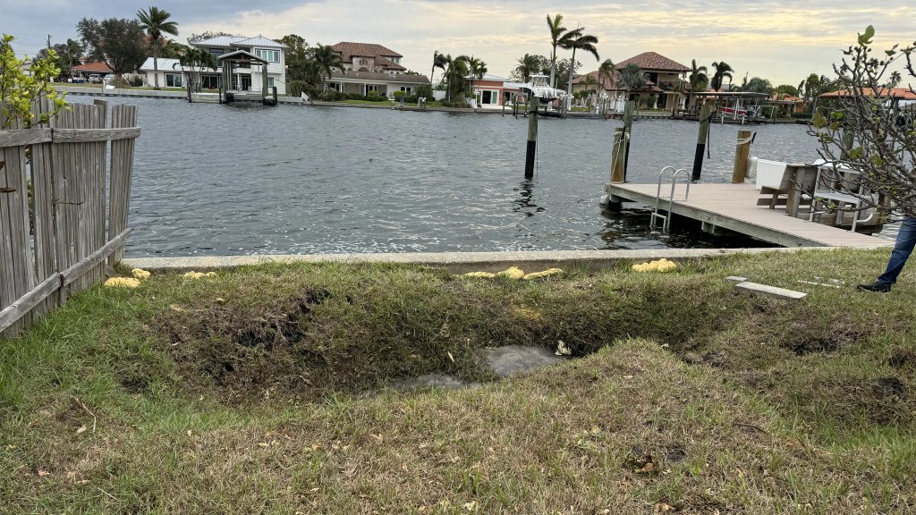 Seawall Soil Erosion Repair in Florida: Real Before & After Examples 18 heliconproject1
