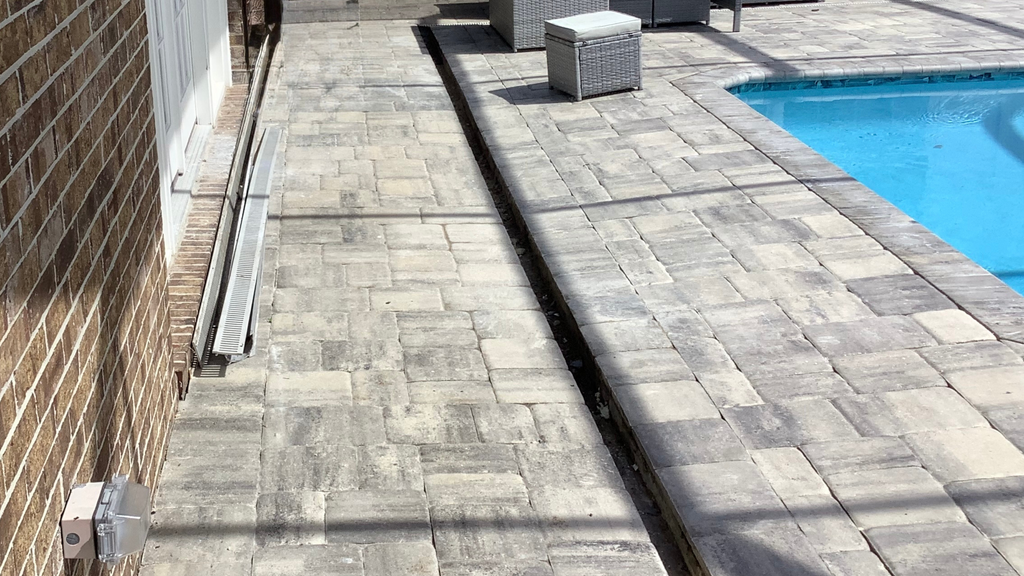 residential pool deck separation